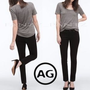 AG jeans The Stilt black mid-rise 25 x 30 Goldschm